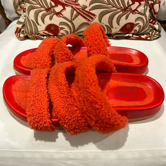 Charlotte Stone Dolly Puff Slides - Picture 2 of 4